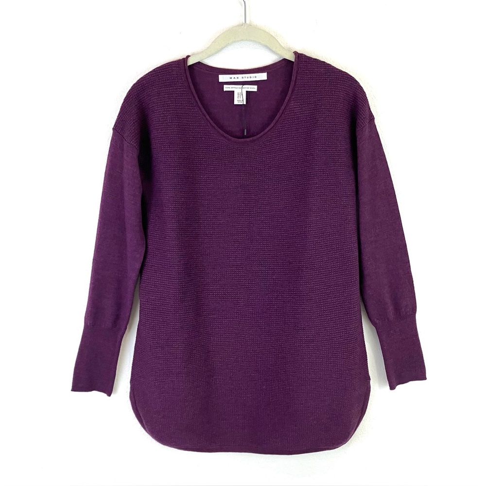 NWOT Max Studio Merino Wool Tunic Top
